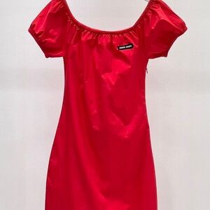 Miu Miu Pleated Polo Dress Sleeveless Preppy Chic